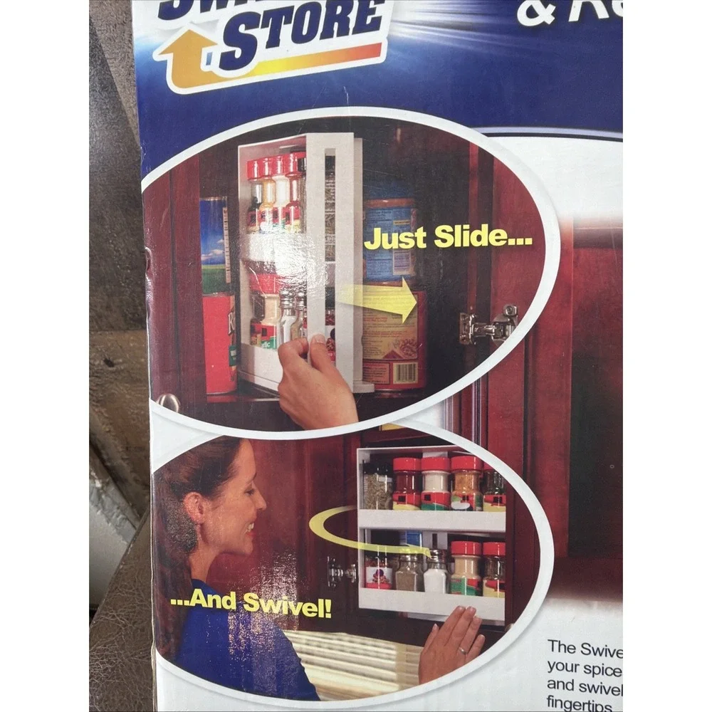 Brand New Swivel Store Organizer Spice Rack Storage System As Seen on TV!!